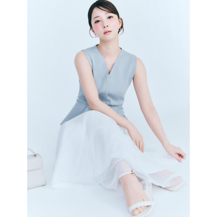 美品♡アレクサンドル×セルフォード CELFORD（セルフォード） ジレドッキングワンピース cwno262062