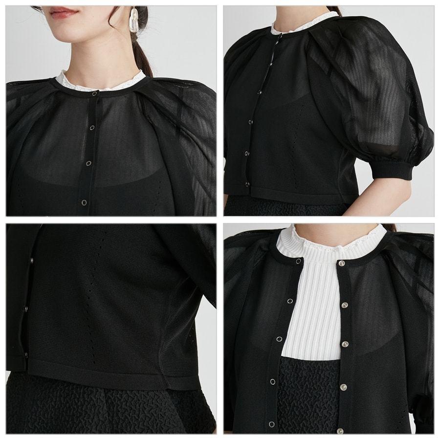 Celford セルフォード 通販 シアーパフスリーブニットカーディガン Cwnt2253 レディース 22春夏 22ss 羽織 セレモニー セレクトショップムー Paypayモール店 通販 Paypayモール