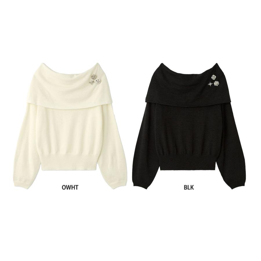 CELFORD SALE40%OFF ブローチセットオフショルプルオーバー