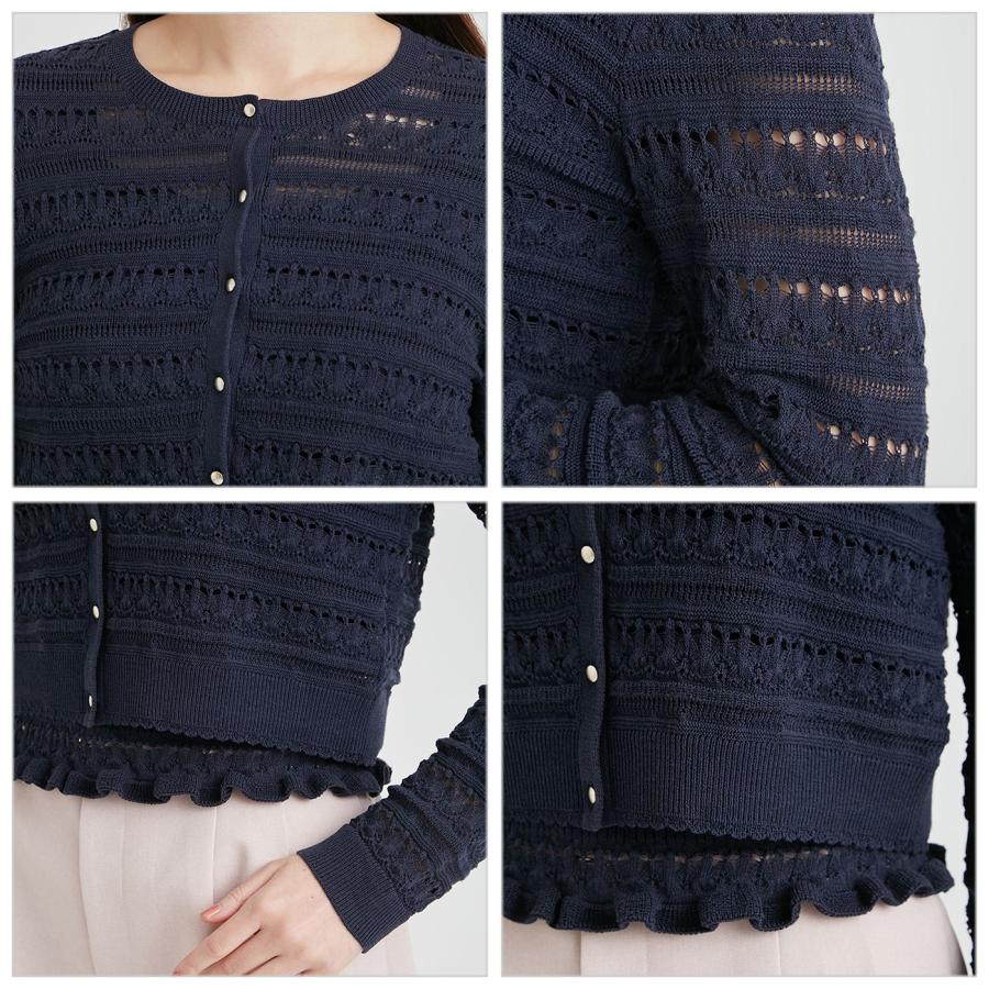 CELFORD（セルフォード） (予約) 洗える レーシーニットアンサンブル