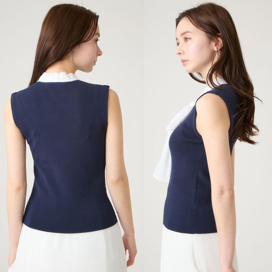 19ss CELFORD セルフォード ボータイ ボウタイ プルオーバー ニット シフォンボウタイニットプルオーバー(ニットプルオーバー)｜TOPS