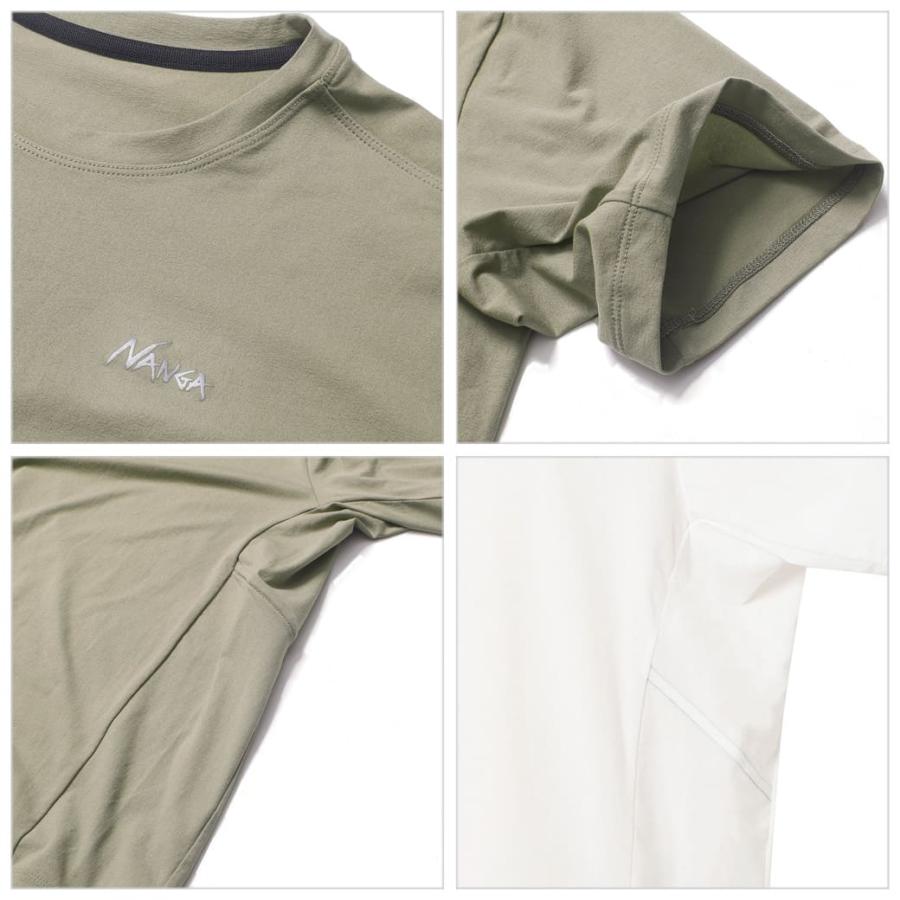 NANGA ナンガ DRY BASE LAYER TEE ドライベースレイヤーティー アウトドア Tシャツ 登山 キャンプ 通気性 速乾性 ストレッチ性｜selectshopmu｜09