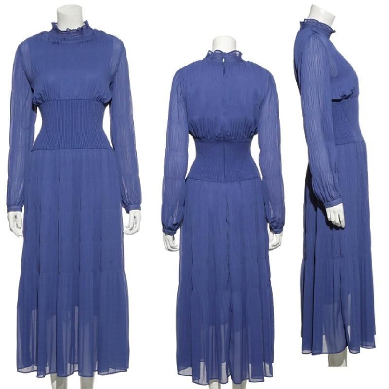 Fray I D フレイアイディー 19春夏 通販 ウエストリブプリーツワンピース Fwfo 長袖 ロングワンピース 春ワンピ Fwfo セレクトショップムー 通販 Yahoo ショッピング