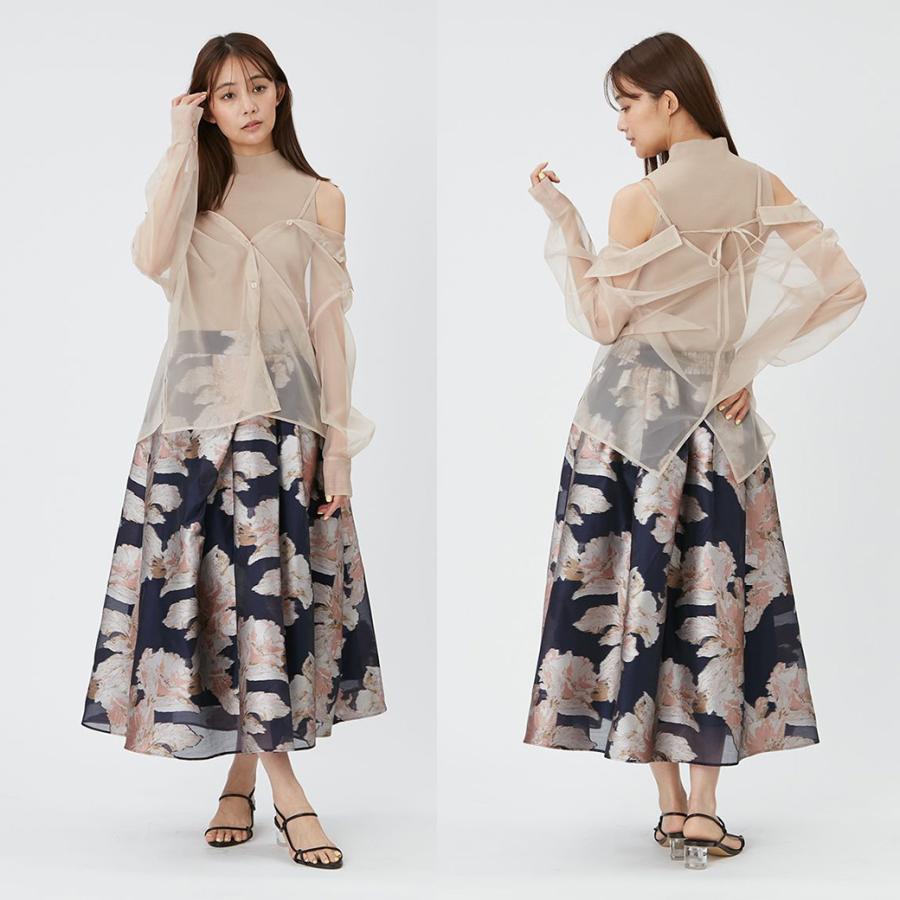FRAY I.D SALE50%OFF フレイアイディー ランダムタックシアー FRAY I.D SALE50%OFF フレイアイディー ランダムタックシアー