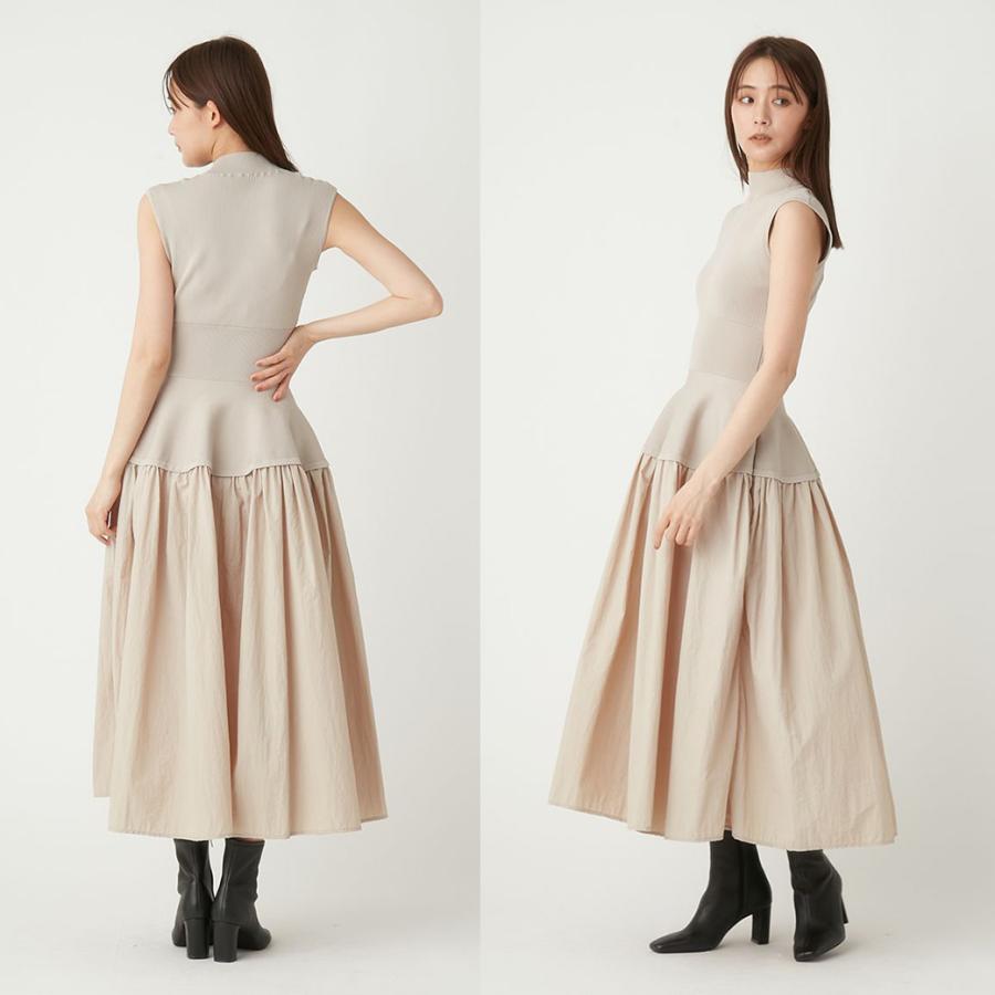 FRAY I.D フレイアイディー タフタコンビニットワンピース fwno244232 
