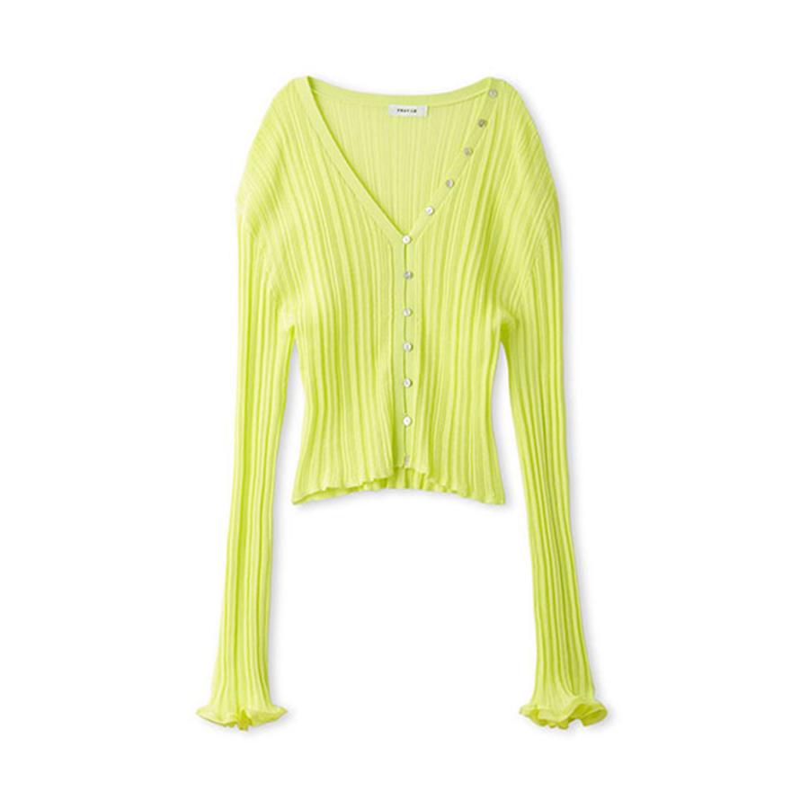 FRAY I.D フレイアイディー　シアーカーディガン　ショート シアーニットカーディガン（カーディガン）｜FRAY I.D（フレイ