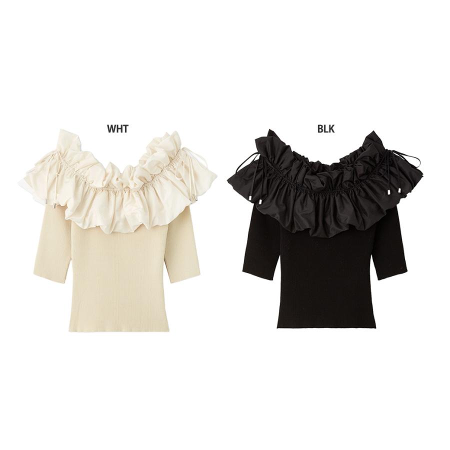 open yy FW24 トップス グレー レースアップ2wayニットタンクドレス(ドレス)｜ワンピース｜FRAY