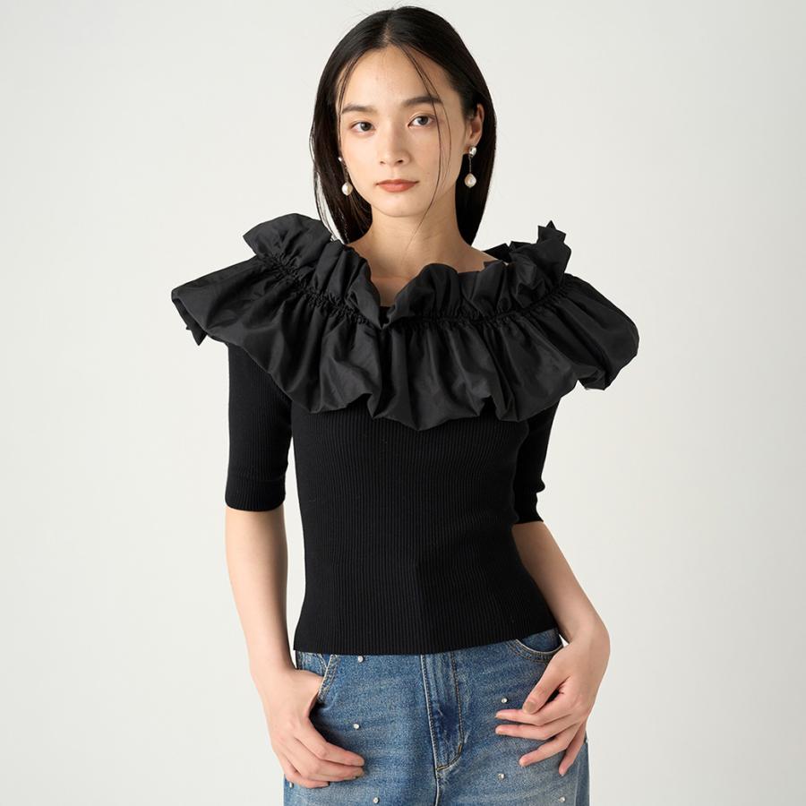 FRAY I.D SALE40%OFF ツイストカラーコンビオフショルプル