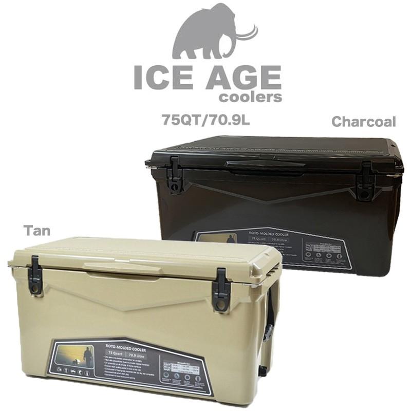 アイスエイジ　　クーラーボックス　75QT 楽天市場】クーラーボックス ICE AGE cooler 75QT 70.9L 幅84x