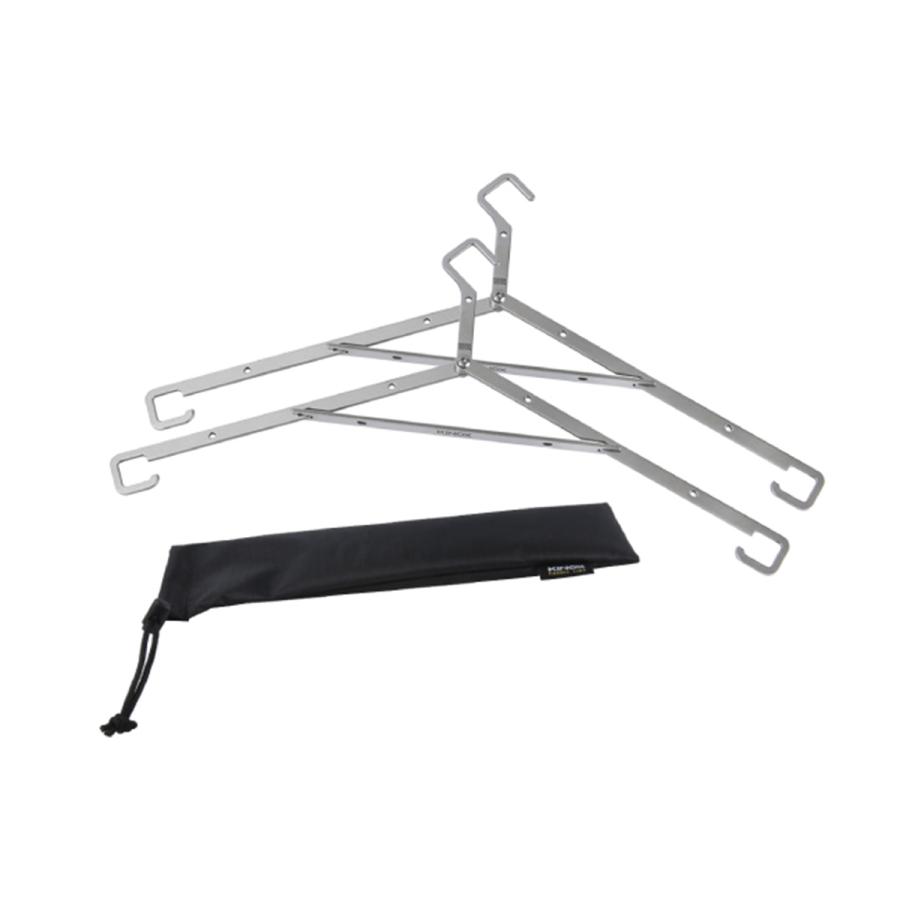 KINOX WIRE BASKET CLOTHES HANGER (2pcs) /ワイヤーバスケットクローズハンガー ki24a026 アウトドア 組み立て式 コンパクト キャンプ ソロキャンプ爆買の画像
