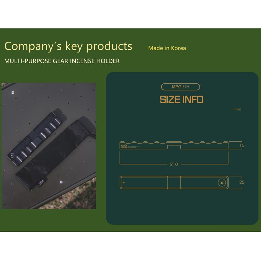 KINOX MULTI-PURPOSE GEAR INCENSE HOLDER(1PCS) ki24a038 アウトドア