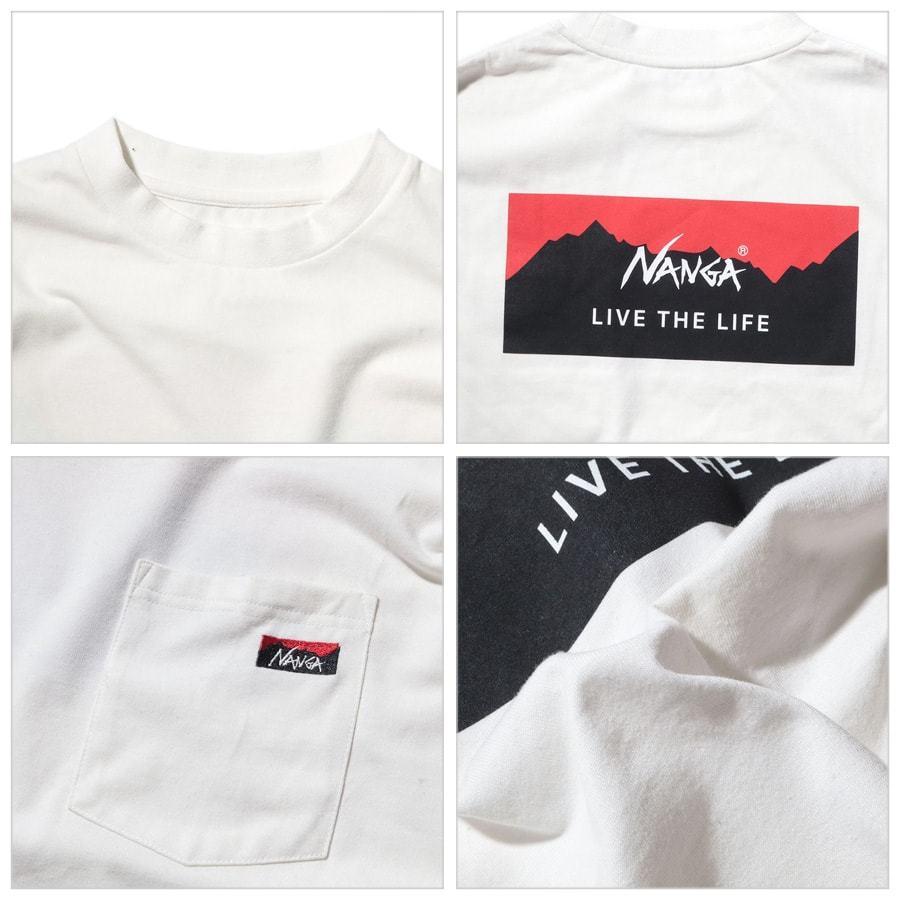 NANGA（ナンガ） LIVE THE LIFE LONG SLEEVE TEE リブザライフロング