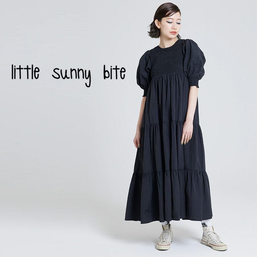 33 割引売れ筋がひクリスマスプレゼント Little Sunny Bite リトルサニーバイト 通販 Nylon Puff Sleeve Long Dress ナイロンパフスリーブロングワンピース Lsb Lop 135s レディース ワンピース チュニック レディースファッション ファッション Prisier Com