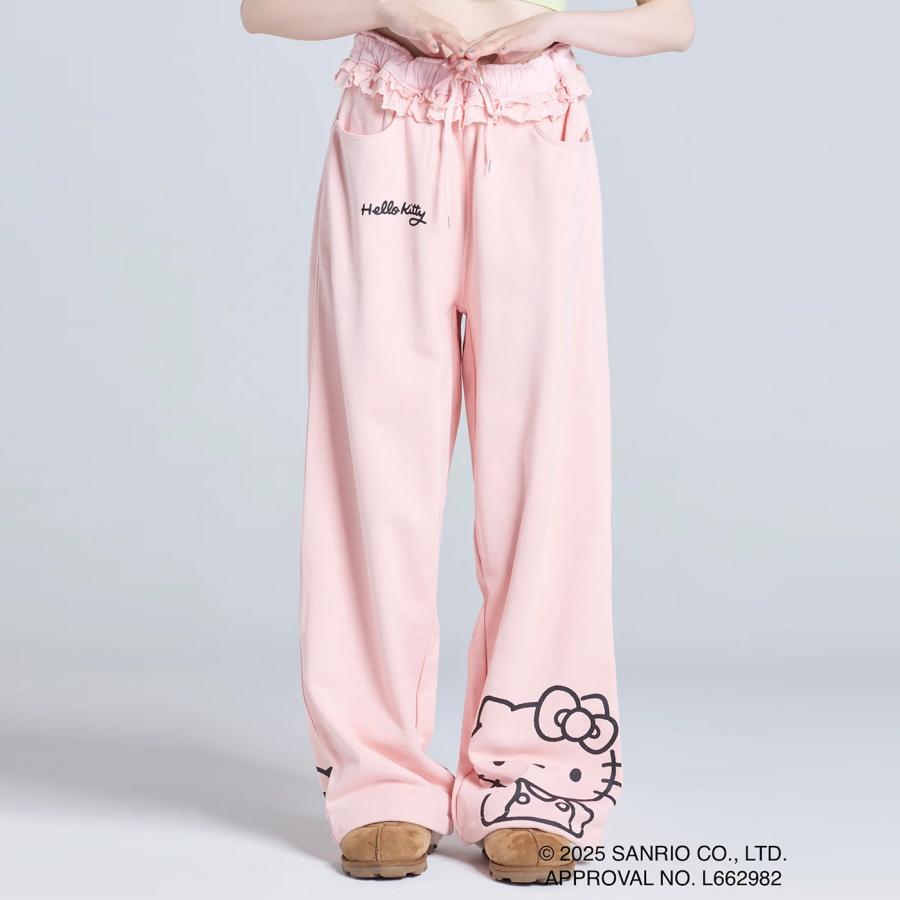 sanrio ハローキティ スウェットパンツ　　新品 AVIREX（アヴィレックス） スウェットパンツ ジャージ 「AVIREX×HELLO
