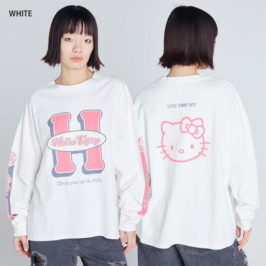 美品HELLO KITTYxlittle sunny bite long tee tシャツ HELLO KITTY x little sunny bite long tee レディース