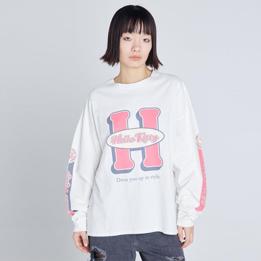 SALE50%OFF little sunny bite HELLO KITTY x long tee lsb-ltop-026a