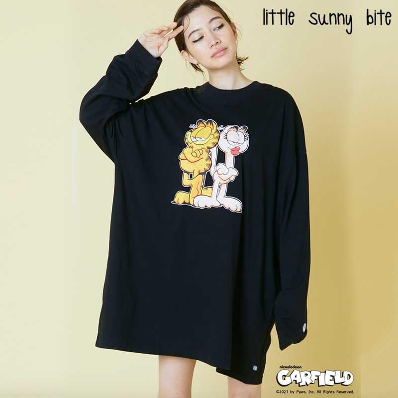 最上の品質な レディース Lsb Ltop 143q Tee Long Garfield X Bite Sunny Little 通販 リトルサニーバイト Bite Sunny Little Tee Long Garfield X Bite Sunny Little 21春夏 コラボ Tシャツ トップス Tシャツ カットソー Www Affaires Sociales Gouv Cg