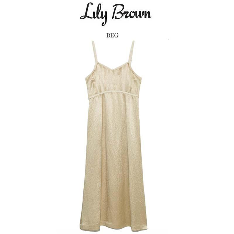 Sale50 Off Lily Brown リリーブラウン 通販 パンピングサテンワンピース Lwfo レディース 21春夏 ロング Lwfo セレクトショップムー ヤフー店 通販 Yahoo ショッピング