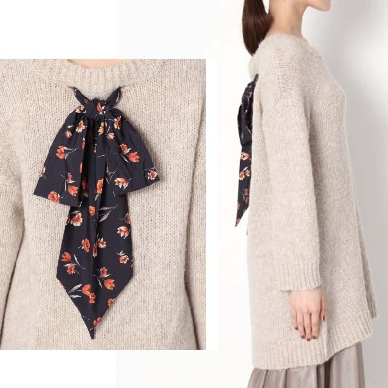 Sale30 Off Lily Brown リリーブラウン 通販 花柄スカーフ付きニットワンピース Lwno レディース 21春 ドレス Lwno セレクトショップムー 通販 Yahoo ショッピング