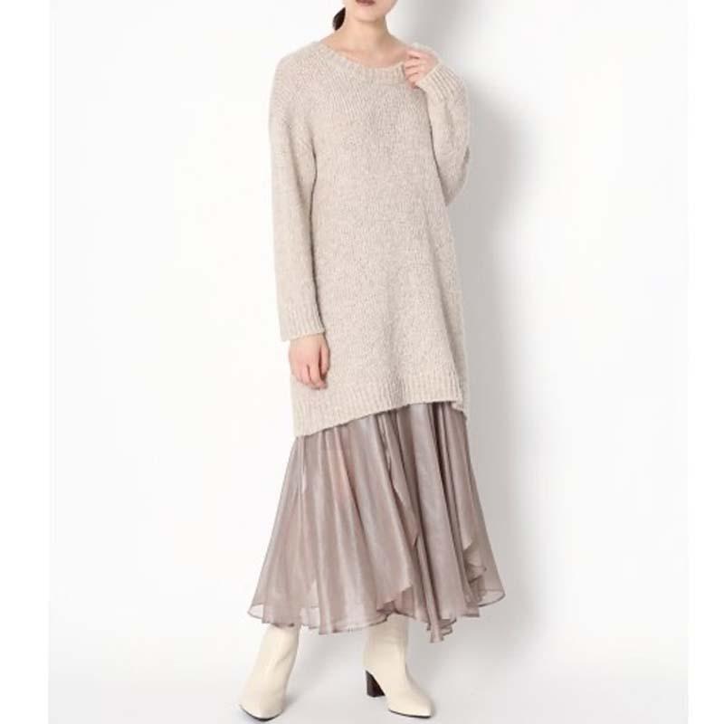 Lily Brown リリーブラウン 通販 花柄スカーフ付きニットワンピース Lwno レディース 21春 ドレス Lwno セレクトショップムー 通販 Yahoo ショッピング