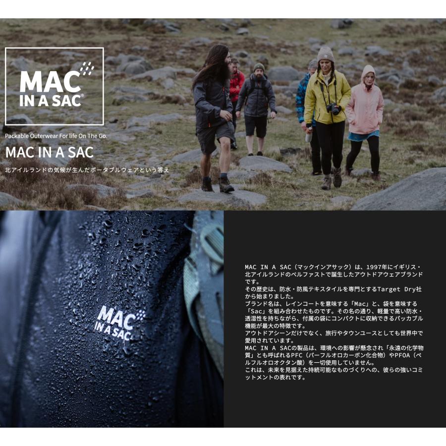 MAC IN A SAC マック イン ア サック Origin Waterproof Jacket 防水ジャケット レインウェア パッカブル 折りたたみ式 雨具 キャンプの画像