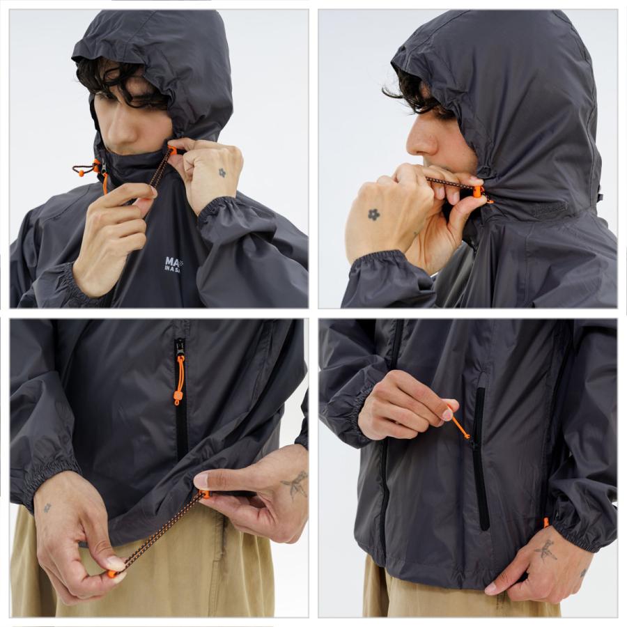 MAC IN A SAC マック イン ア サック Origin Waterproof Jacket 防水ジャケット レインウェア パッカブル 折りたたみ式 雨具 キャンプの画像