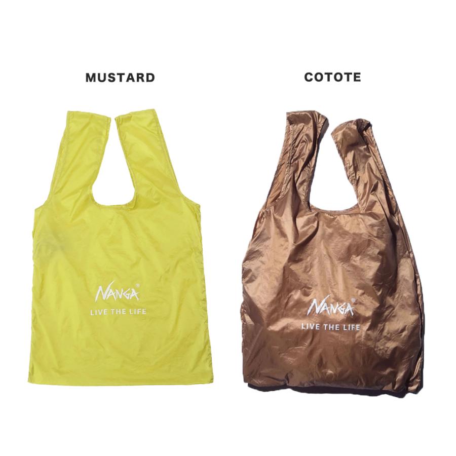 NANGA POCKETABLE ECO BAG (LIVE THE LIFE) ナンガ寝袋モチーフ NANGA POCKETABLE ECO BAG (LIVE THE LIFE) ナンガ寝袋モチーフ