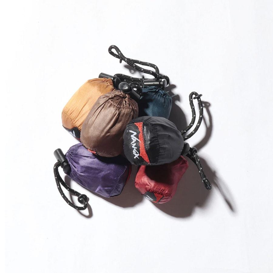NANGA POCKETABLE ECO BAG (LIVE THE LIFE) ナンガ寝袋モチーフ