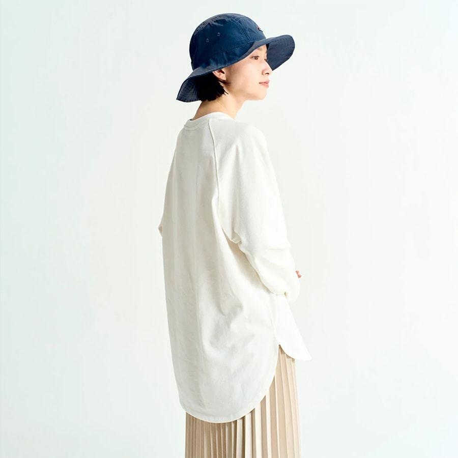 NANGA ナンガ ECO HYBRID RAGLAN SLEEVE TUNIC TEE エコ