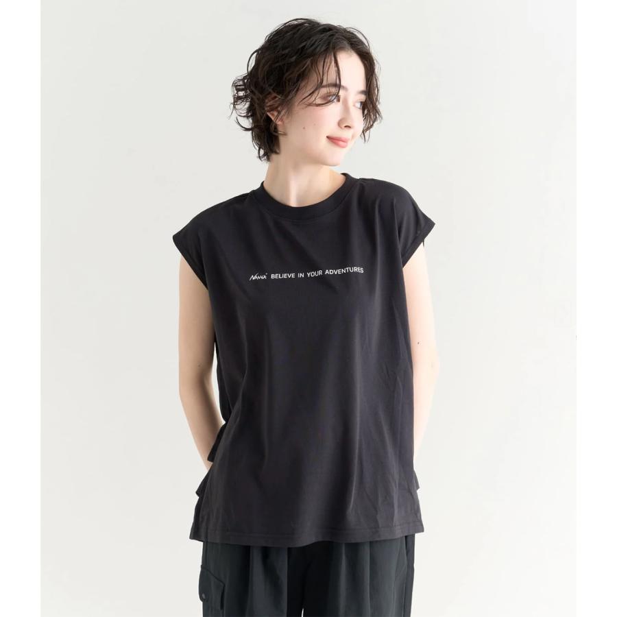 NANGA（ナンガ） DRY MIX TAGLINE F/S TEE W ドライミックス タグ
