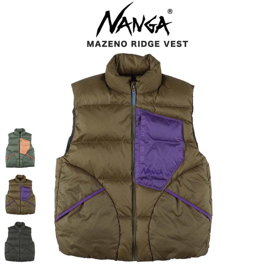 NANGA（ナンガ） MAZENO RIDGE VEST(MEN) マゼノリッジベスト (メンズ