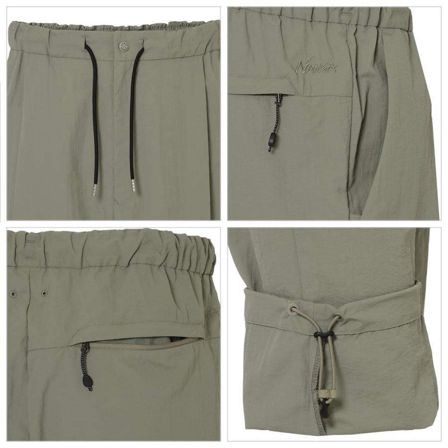 NANGA（ナンガ） NYLON TUSSER TRACK PANTS ナイロンタッサー トラック