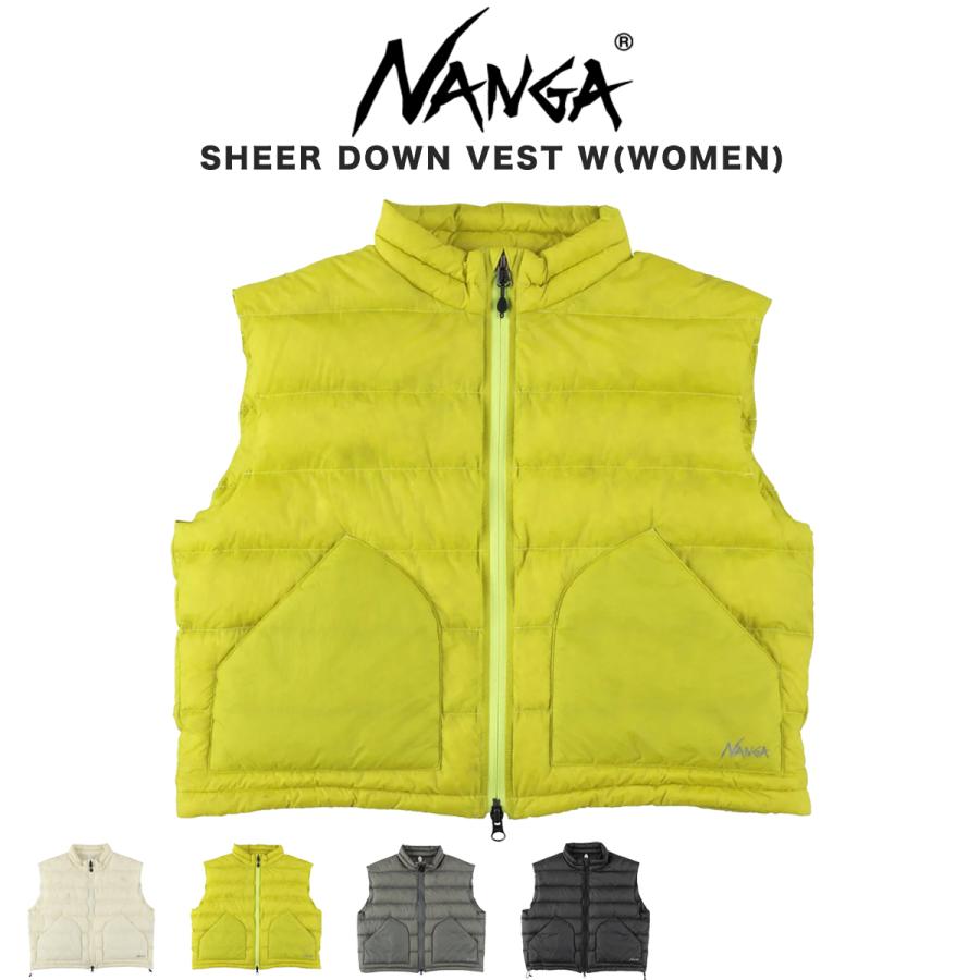 NANGA（ナンガ） SHEER DOWN VEST W シアーダウンベスト（ウィメンズ
