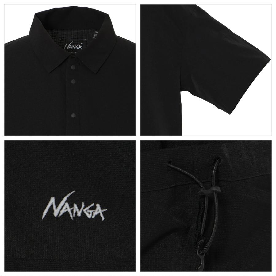 NANGA ナンガ DotAir COMFY POLO SHIRT ドットエア コンフィー ポロシャツ n2610-1m096a メンズ 通気性 吸汗速乾 軽量 アウトドア爆買の画像