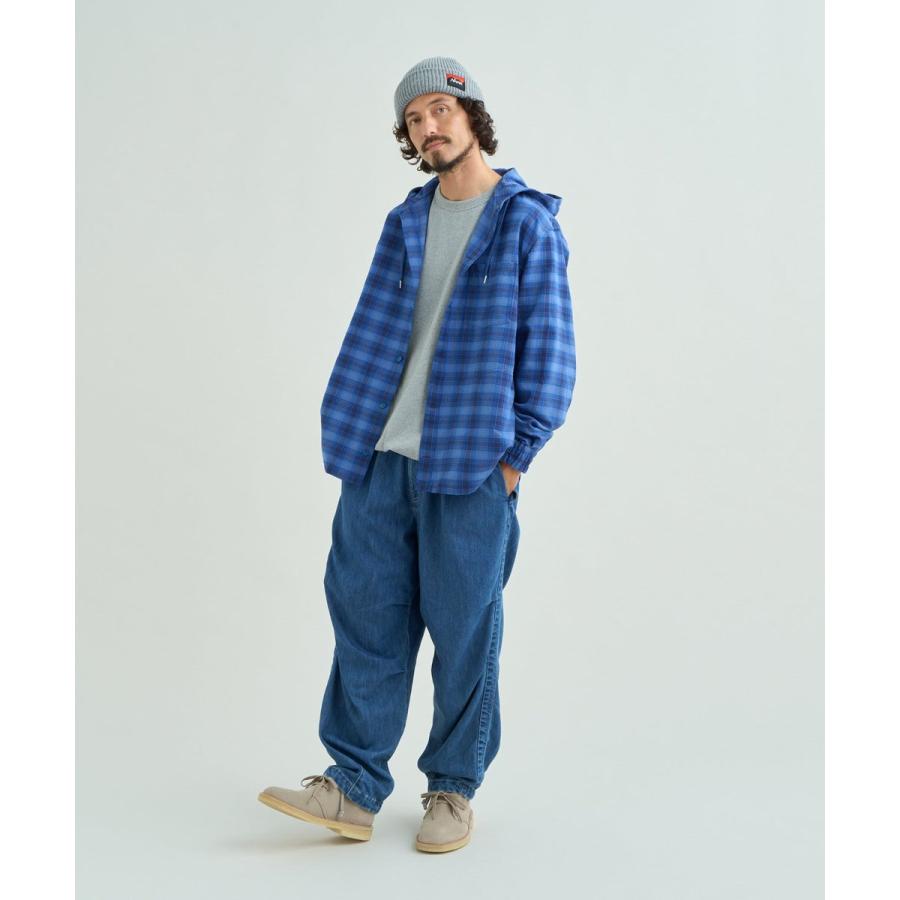 NANGA（ナンガ） GRID TARTAN FIELD HOOD SHIRT グリッドタータン
