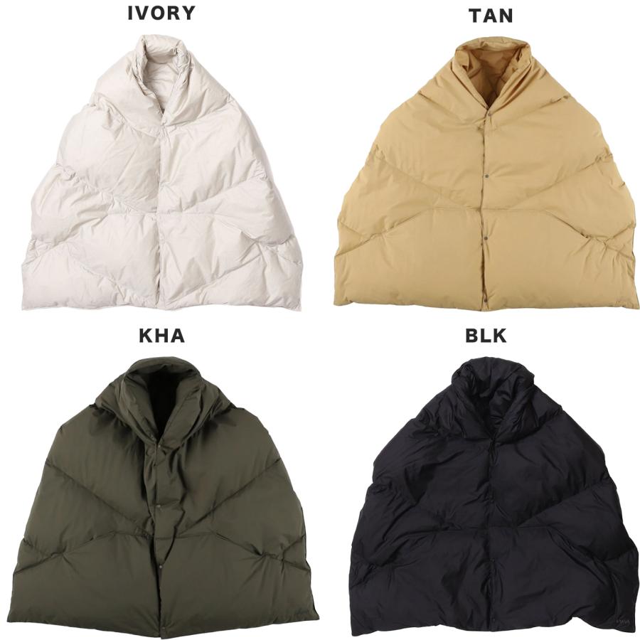 ナンガ NANGA ダウンマフラー ポンチョ メンズ レディース モカ NANGA（ナンガ） DOWN PONCHO MUFFLER ダウンポンチョマフラー