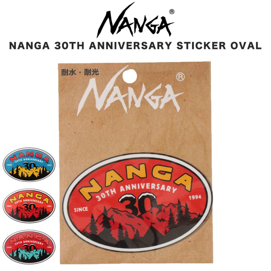 NANGA（ナンガ） NANGA 30TH ANNIVERSARY STICKER OVAL アウトドア