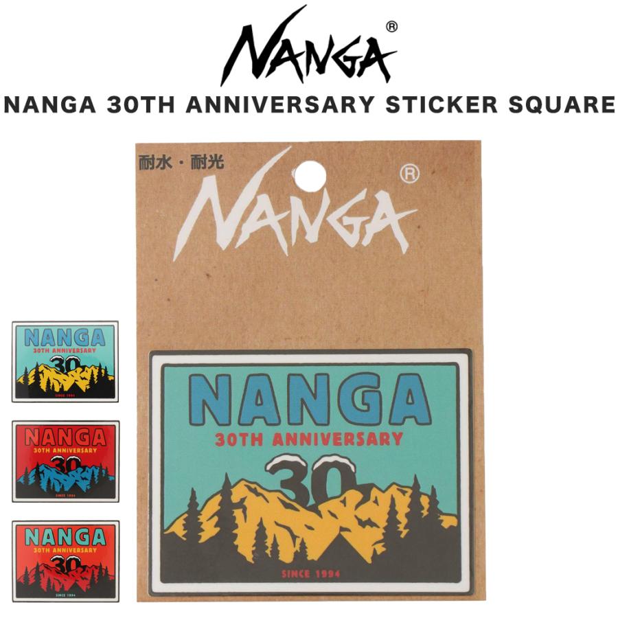 NANGA（ナンガ） NANGA 30TH ANNIVERSARY STICKER SQUARE アウトドア