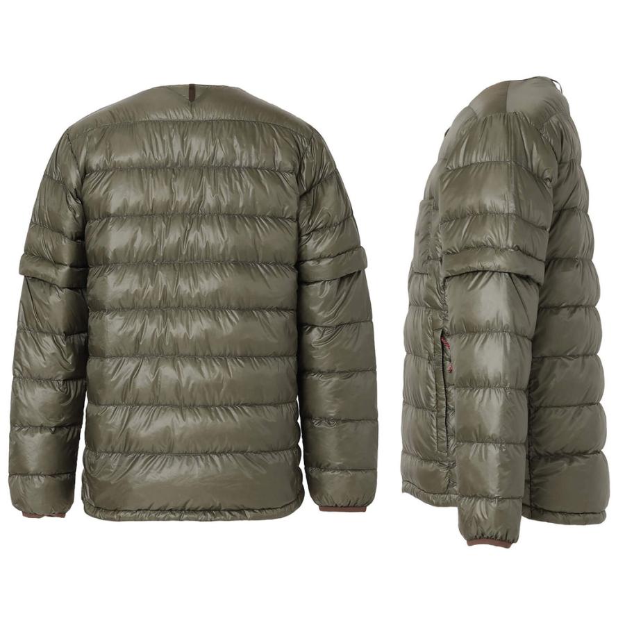 NANGA（ナンガ） INNER DOWN CARDIGAN DETACHABLE SLEEVE / インナー