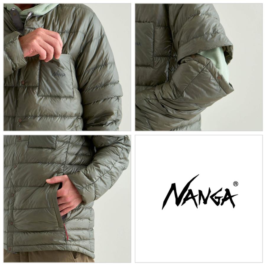 NANGA URBAN RESEARCH インナーダウン カーディガン L 美品 NANGA（ナンガ） 別注モデル キルトダウンカーディガン【 アウター