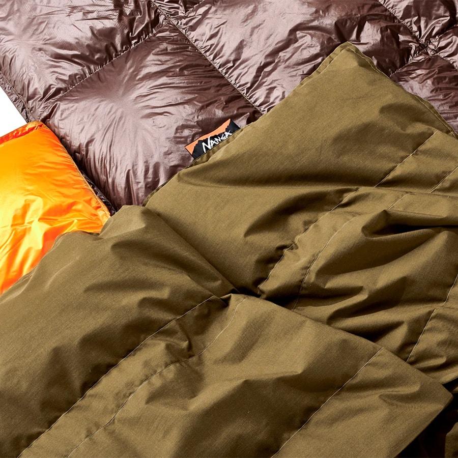 NANGA ナンガ 防災 シュラフ 3WAY KAKE-FUTON カケフトン 760FP 色：BEG(ベージュ) 車中泊 バンライフ 寝袋 ダウンシュラフ爆買の画像