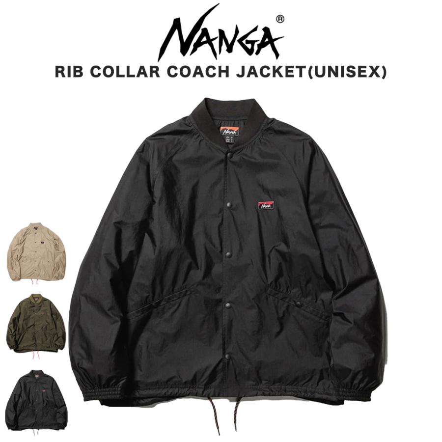 NANGA（ナンガ） RIB COLLAR COACH JACKET リブカラーコーチジャケット
