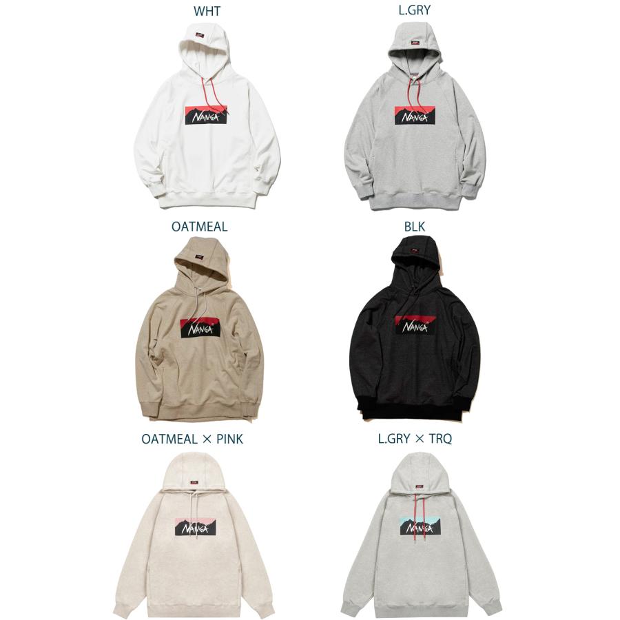 NANGA（ナンガ） SALE20%OFF NANGA ECO HYBRID BOX LOGO SWEAT HOODIE