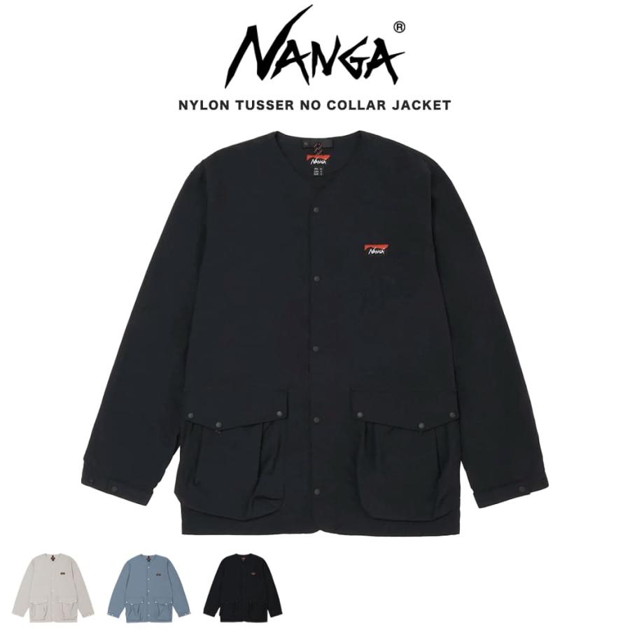 NANGA ナンガ NYLON TUSSER NO COLLAR JACKET ナイロンタッサー NANGA ナンガ NYLON TUSSER NO COLLAR JACKET ナイロンタッサー