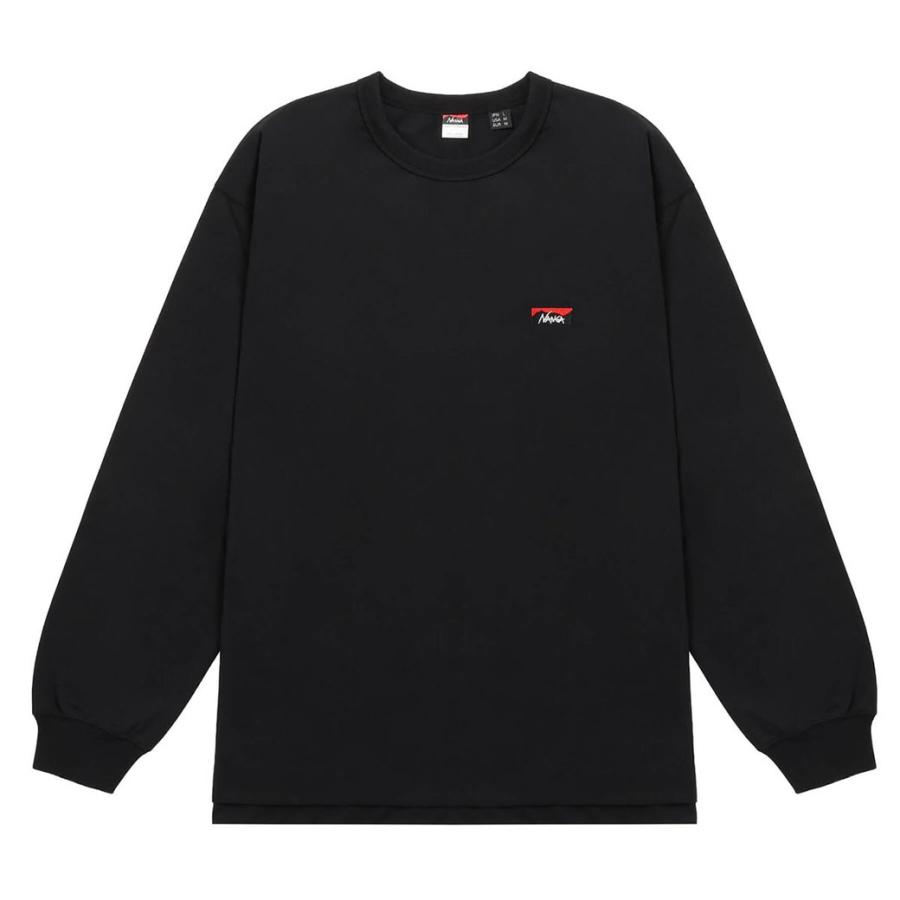 NANGA ナンガ ECO HYBRID BOX LOGO EMBROIDERY L/S TEE エコ