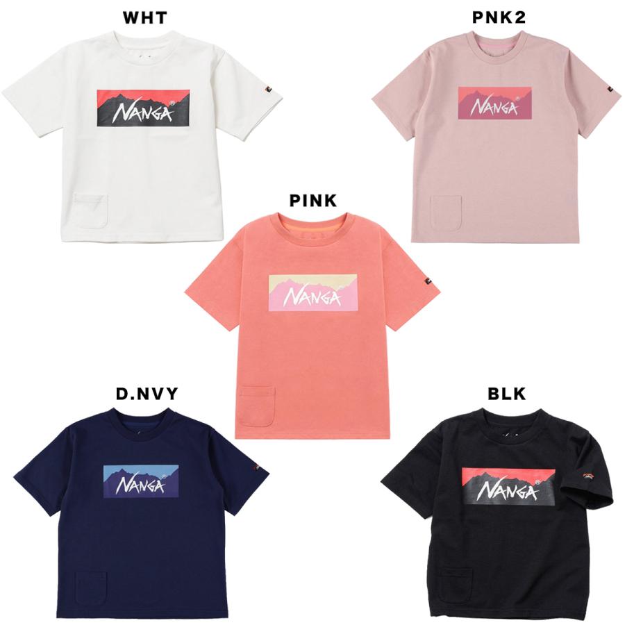 NANGA（ナンガ） ECO HYBRID BOX LOGO KIDS TEE / エコハイブリッド