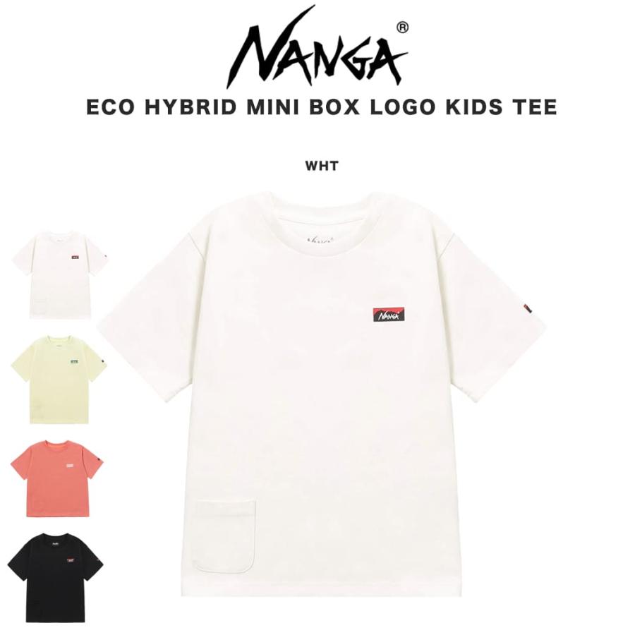 NANGA ナンガ ECO HYBRID MINI BOX LOGO KIDS TEE / エコ NANGA ナンガ ECO HYBRID MINI BOX LOGO KIDS TEE / エコ