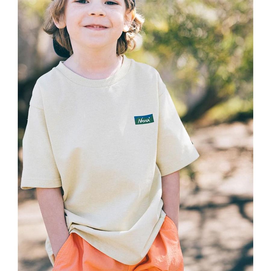 NANGA ナンガ ECO HYBRID MINI BOX LOGO KIDS TEE / エコ NANGA ナンガ ECO HYBRID MINI BOX LOGO KIDS TEE / エコ