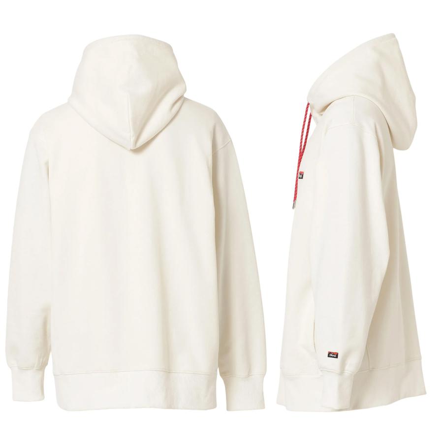 NANGA ECO HYBRID MINI BOX LOGO EMBROIDERY SWEAT HOODIE