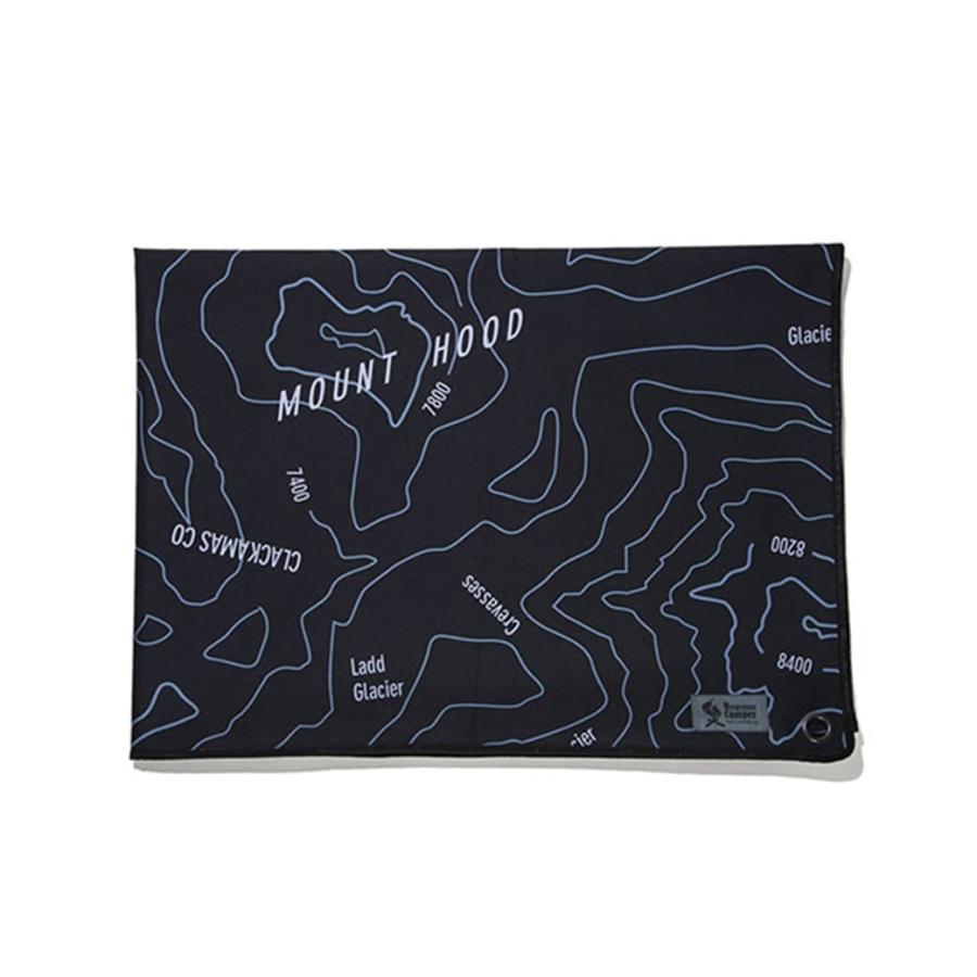 Oregonian Camper 防水グランドシート (トポブラック) (Mサイズ